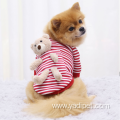 pet dogs strip hoodies cat clothes